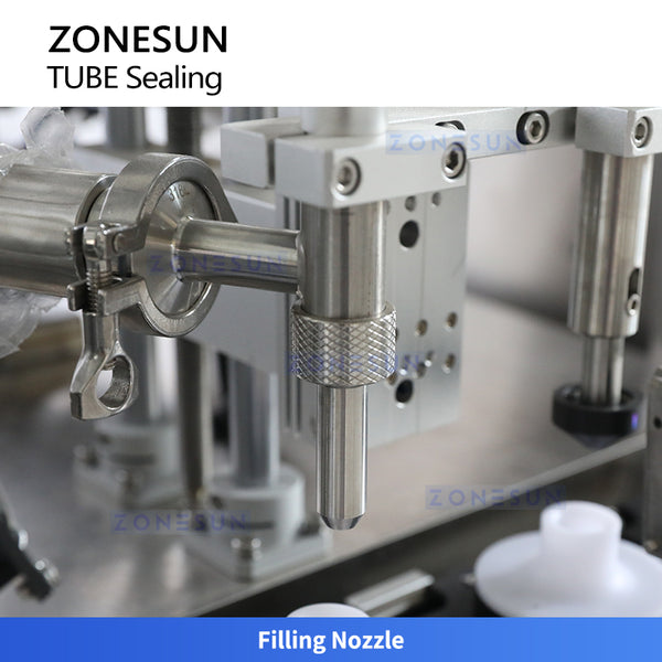 ZONESUN ZS-TFS6 Ultrasonic Tube Filling and Sealing Machine