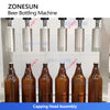 ZONESUN ZS-CFC5 Semi-Automatic Beer Bottle Vacuum Filling and Capping Machine