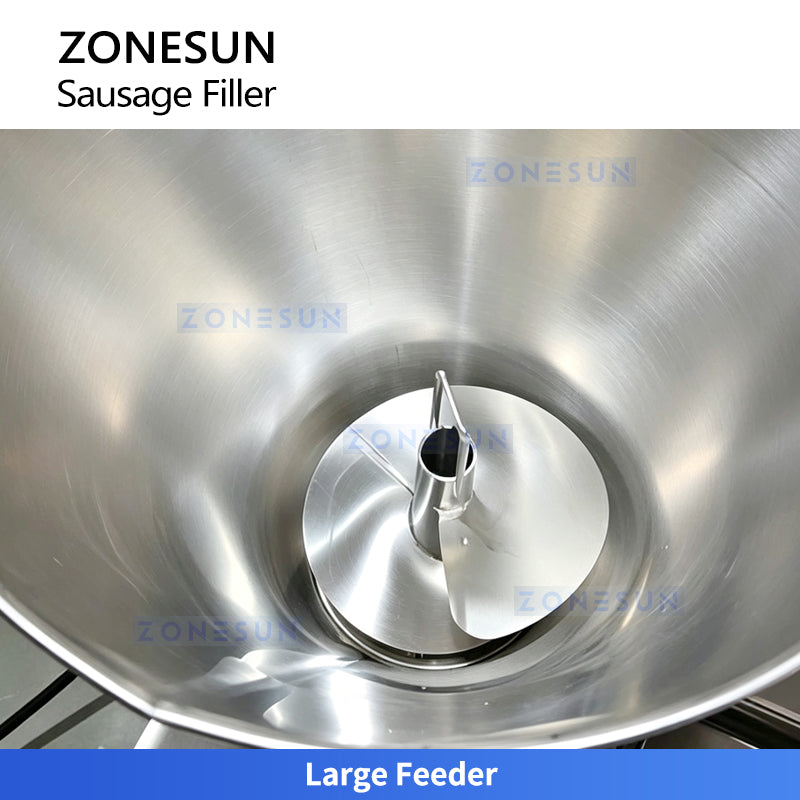 ZONESUN ZS-SFR1 Commercial Electric Sausage Filler Machine for Sausages Hot Dogs and Salami Meat Processing