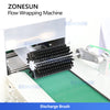 ZONESUN ZS-ZB350S Servo Horizontal Flow Anti Tamper Wrapper for Bubble Film