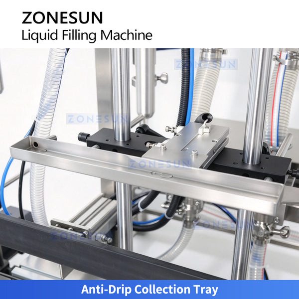 ZONESUN ZS-MG260XP High Speed Dual-Head Gear Pump Liquid Filling Machine