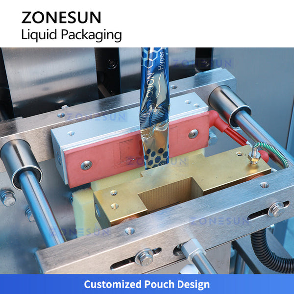 ZONESUN ZS-FS240P Automatic Liquid Energy Drinks Sachet Filling Sealing Machine Herbal Beverages Packing Machine