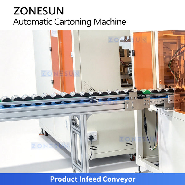 ZONESUN ZS-MSZH13 automatic gift box cartoning machine with product insert loading, product image 4