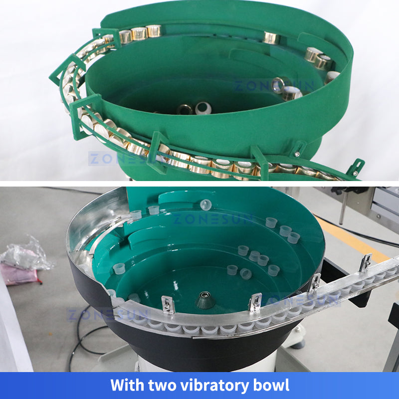 capping machine with vibratory bowl