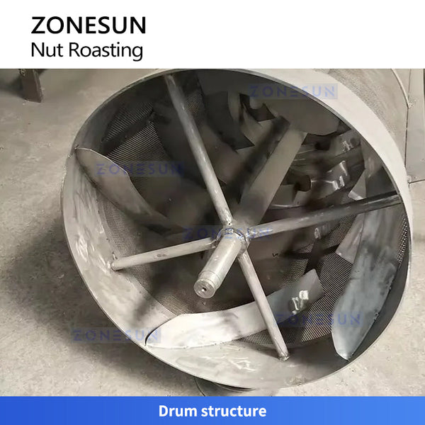ZONESUN ZS-GHK2 Drum Roaster for Nuts, Beans & Coffee