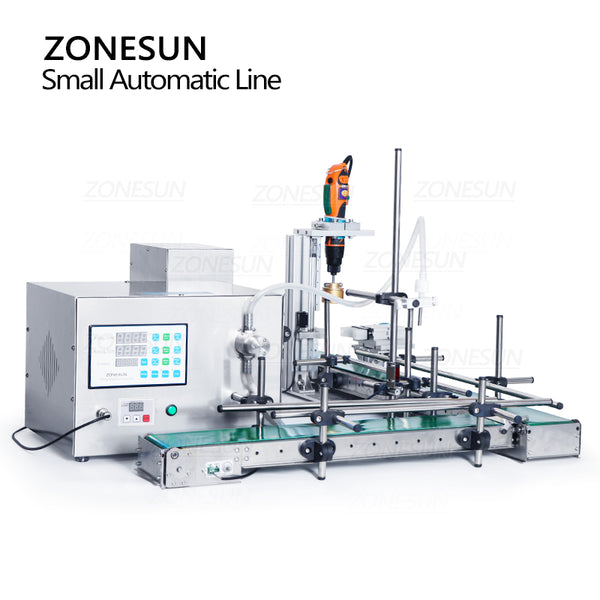 ZONESUN ZS‑MPXG1 Automatic Magnetic Pump Liquid Filling & Capping