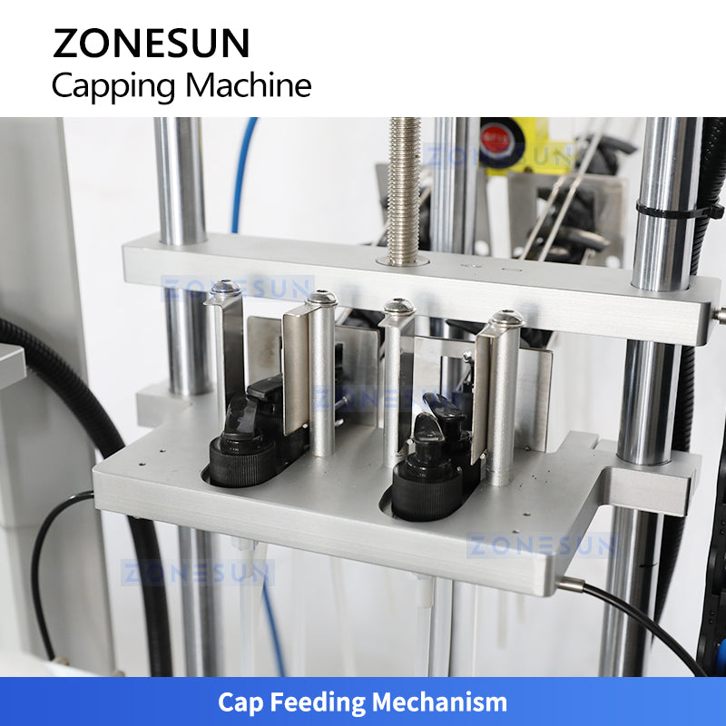 ZONESUN ZS-XG440D2 Servo Duckbill Pump Spray Cap Capping Machine