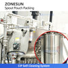 corner spout pouch filling machine