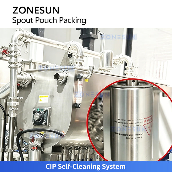 corner spout pouch filling machine