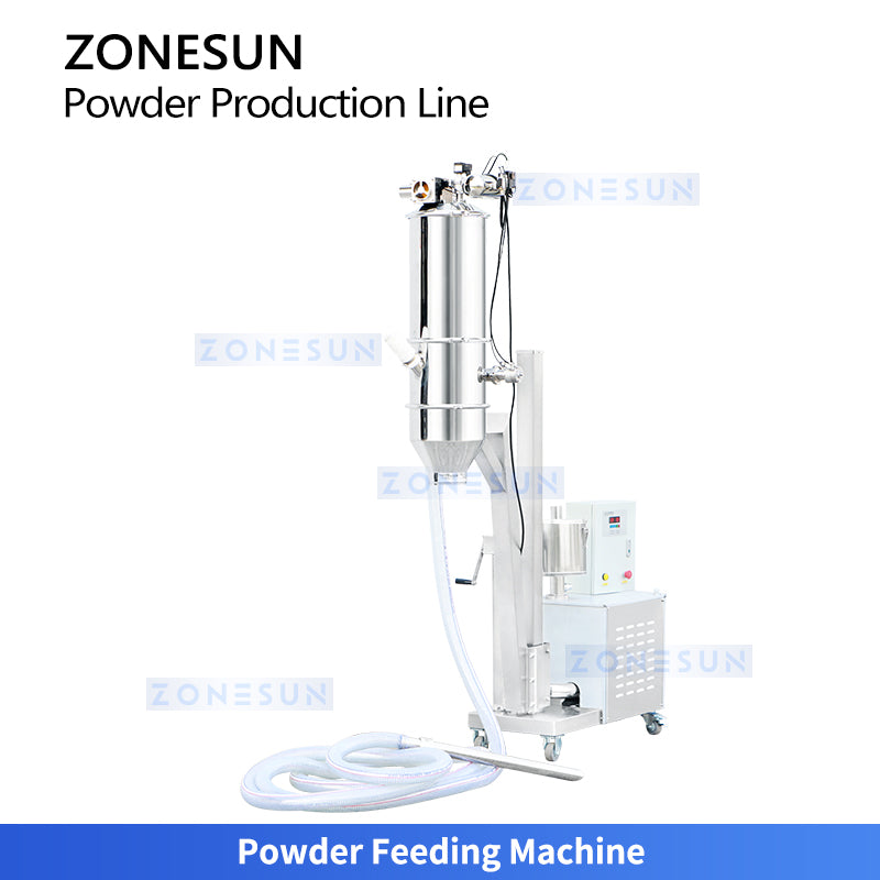 ZONESUN ZS-FAL320 Automatic Milk Powder Filling Nitrogen Flushing Can Sealing Production Line