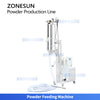 ZONESUN ZS-FAL320 Automatic Milk Powder Filling Nitrogen Flushing Can Sealing Production Line