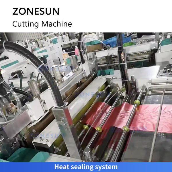ZONESUN ZS-PCJ1 Automatic Plastic Vest Bag Making and Cutting Machine