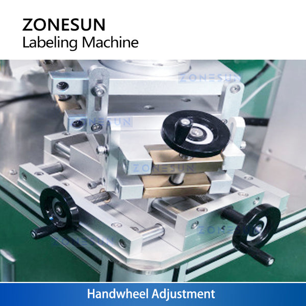 ZONESUN ZS-TB120 Automatic Round Bottle Neck and Body Labeling Machine