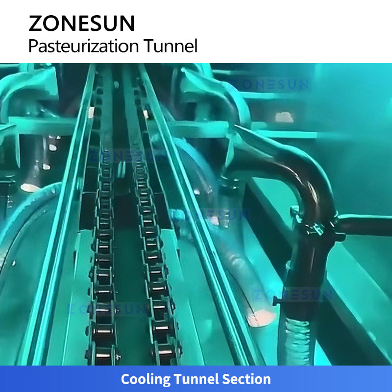 ZONESUN ZS-PM2 Tunnel Pasteurizer With Washing Dryer