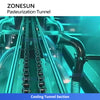 ZONESUN ZS-PM2 Tunnel Pasteurizer With Washing Dryer