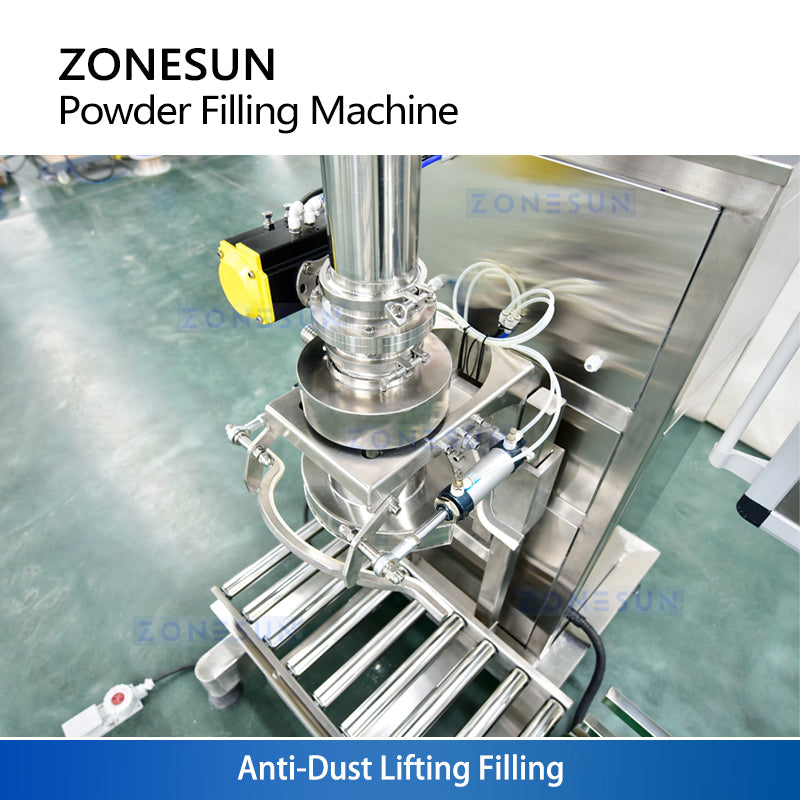 ZONESUN ZS-FM75L Semi Automatic Bag Powder Filling Machine Anti-dust Auger Filler
