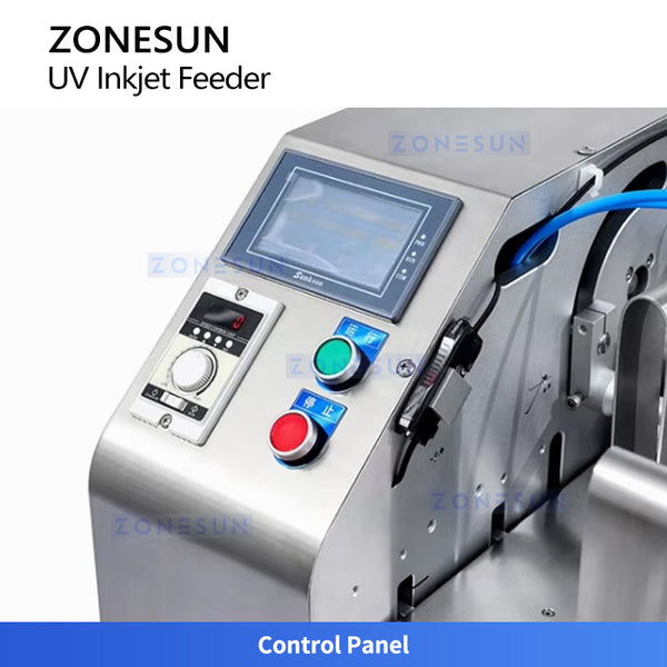 ZONESUN ZS-FYP6 Automatic UV Inkjet Coding Machine Instant Curing Printer for Labels & Cards