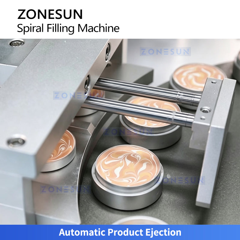 ZONESUN ZS-MCS5 Automatic 4-Color Spiral Pattern Cosmetic Filling Machine