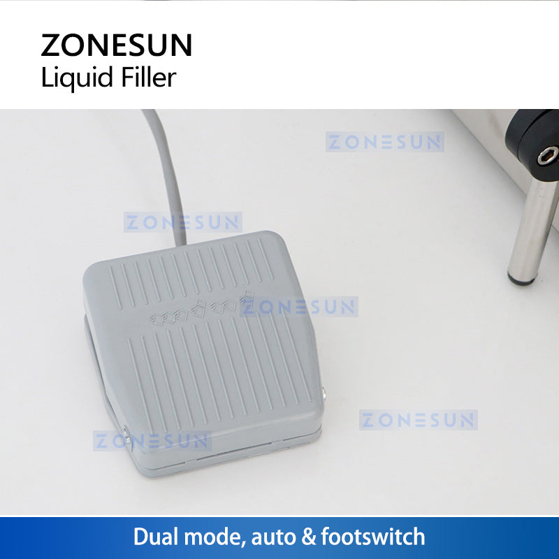 ZONESUN ZS-YTMP6S Semi-automatic 6 Nozzles Magnetic Pump Liquid Filling Machine
