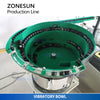 ZONESUN ZS-AFCL3 Automatic Liquid Bottle Filling Capping Labeling Prodction Line