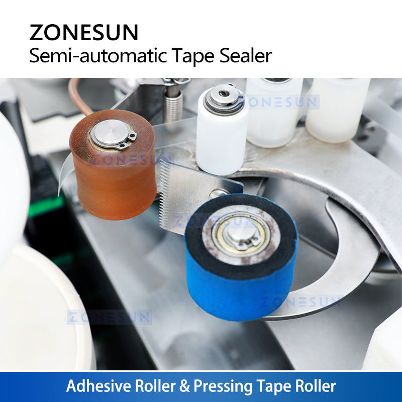 ZONESUN ZS-FH020 Semi-automatic Tape Sealer for Boxes and Cases