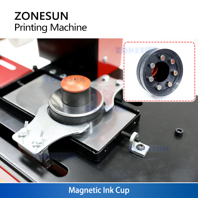 ZONESUN ZS-SYM175 Electric Pad Printing Machine for Logos Dates and Codes