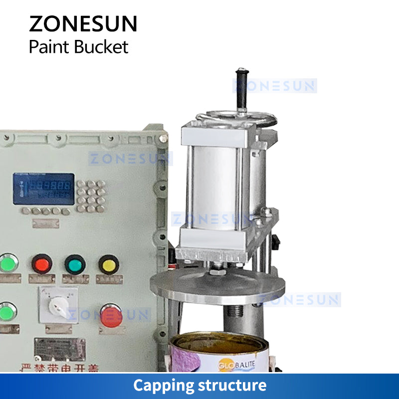 ZONESUN ZS-AFC22 5 Gallon Paint Bucket Liquid Filling Capping Machine