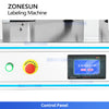 ZONESUN ZS-TB833N Double Heads Labeling Machine Flat Surface Square Boxes label Applicator