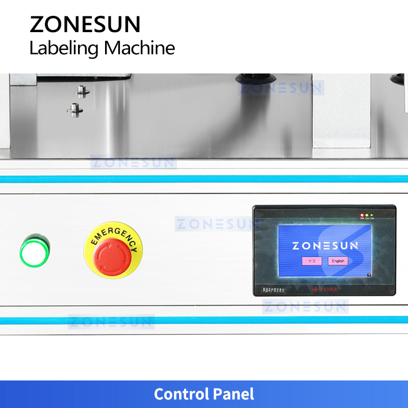 ZONESUN ZS-TB833N Double Heads Labeling Machine Flat Surface Square Boxes label Applicator