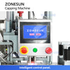 ZONESUN ZS-XG05 Servo Spindle Capping Machine for Twist-Off Jar Caps