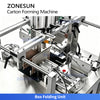 ZONESUN ZS-SEFM01 Semi-Automatic Paperboard Carton Forming Machine for Cosmetic Boxes