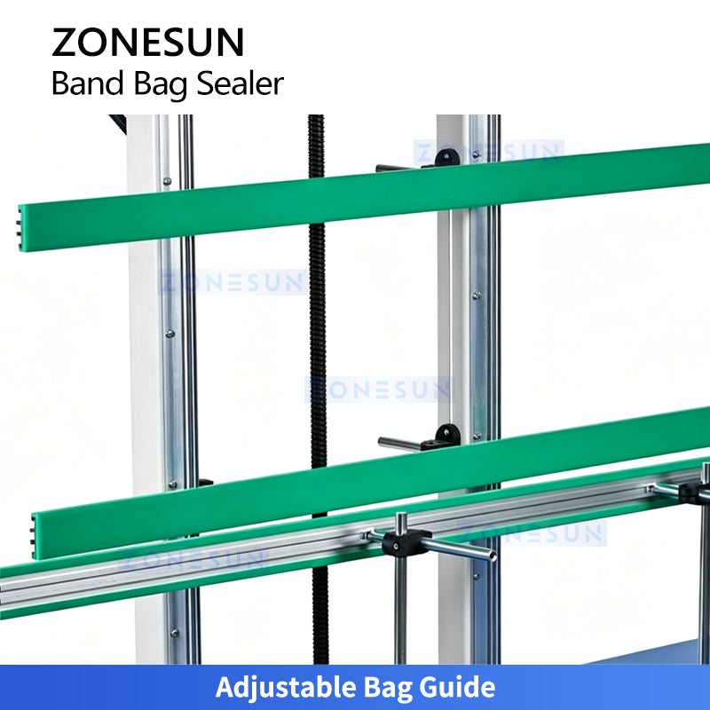 ZONESUN ZS-LWC350L Dual-Motor Vertical Continuous Band Sealer for Large and Heavy Bags