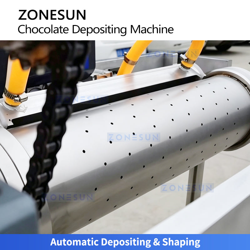 ZONESUN ZS-DJ400 Automatic Chocolate Depositor Machine for Chocolate Chips Drops and Buttons