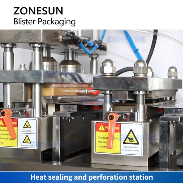 ZONESUN Automatic Blister Packaging Machine Horizontal Alu Packing Liquid Filling Sealing Equipment ZS-DDP270