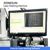 ZONESUN ZS-LMC2 Automatic Vision Guided Laser Marking Machine with CCD Camera Positioning