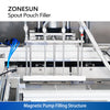 Cocktail pouch filling machine