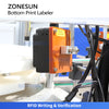 ZONESUN ZS-512F Automatic Bottom Labeling Machine with Real-Time Printing and RFID Verification