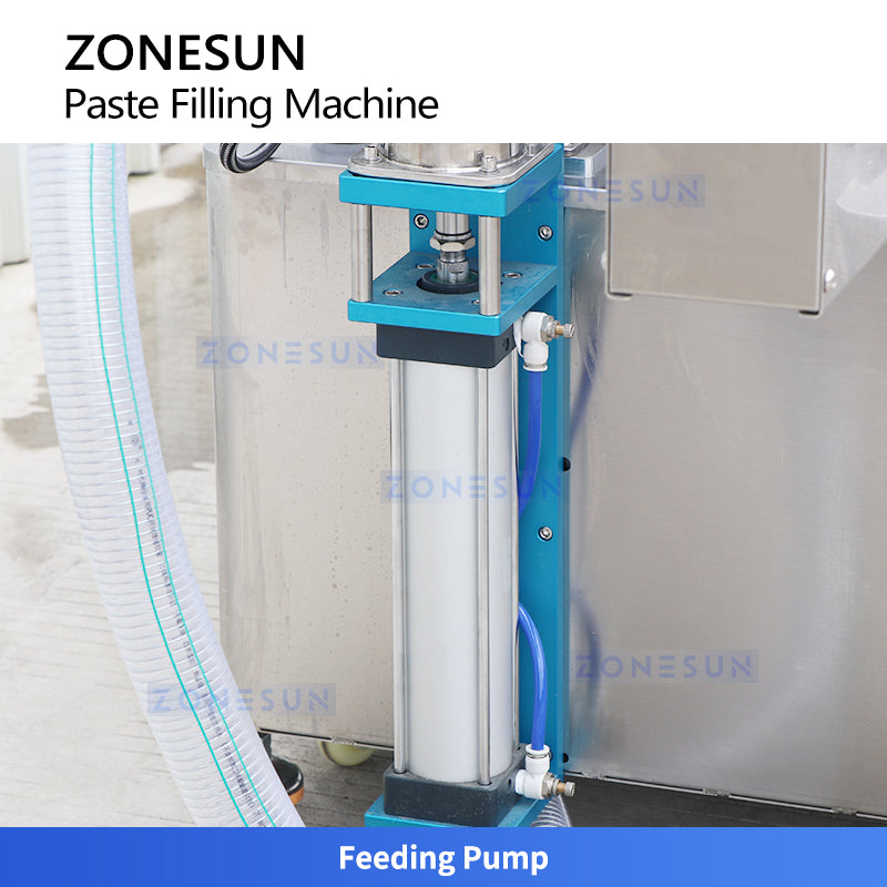 ZONESUN ZS-YT6T-6PXH Servo Piston Paste Filling Machine for Hot Sauce Jam Viscous Products