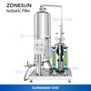 ZONESUN ZS-CF4A Semi-automatic Carbonated Drinks Liquid Mixing and Filling Machine