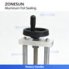 ZONESUN ZS-FK1300 Automatic Continuous Induction Aluminum Foil Sealing Machine for Pharmaceutical Food Cosmetic and Chemical Bottles