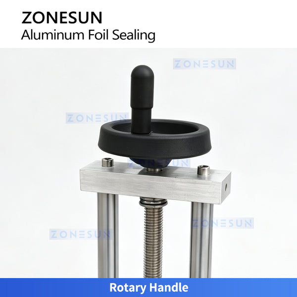 ZONESUN ZS-FK1300 Automatic Continuous Induction Aluminum Foil Sealing Machine for Pharmaceutical Food Cosmetic and Chemical Bottles