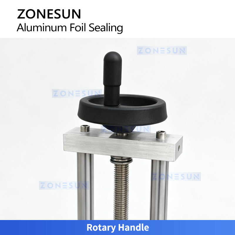ZONESUN ZS-FK1300 Automatic Continuous Induction Aluminum Foil Sealing Machine for Pharmaceutical Food Cosmetic and Chemical Bottles