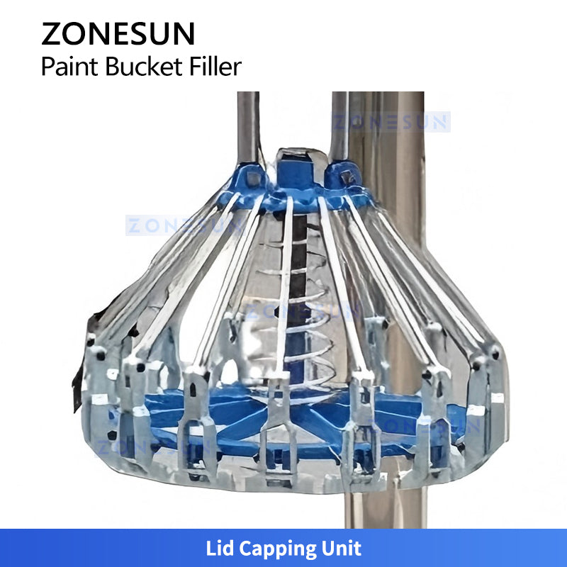 ZONESUN Paint Bucket Filling and Capping Machine