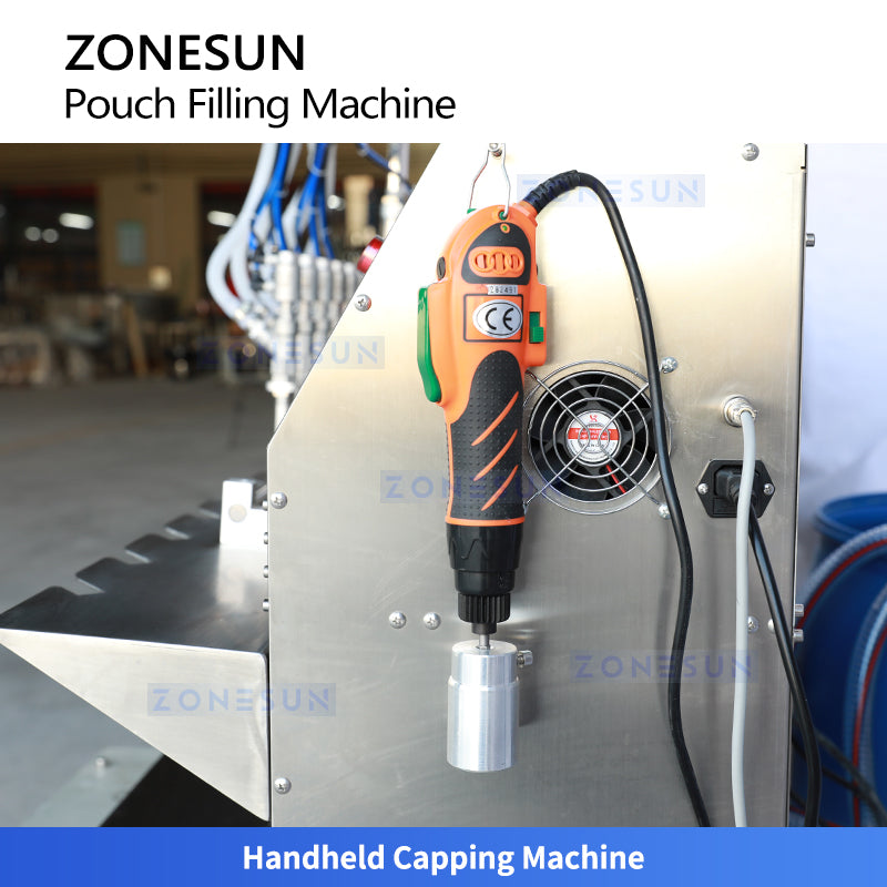 ZONESUN ZS-ASP6 Semi-Automatic Liquid Filling Machine For Jelly Juice  Pouches