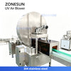 ZONESUN ZS-UVB1 Automatic UV Bottle Sterilization and Air Blowing Machine for Milk Powder Food Pharmaceutical and Hygienic Container Pre-Filling Cleaning