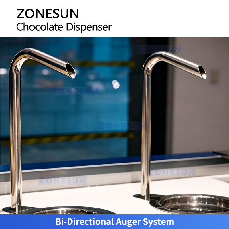 ZONESUN ZS-DJ500 Commercial Chocolate Sauce Dispenser Machine with Tempering Function