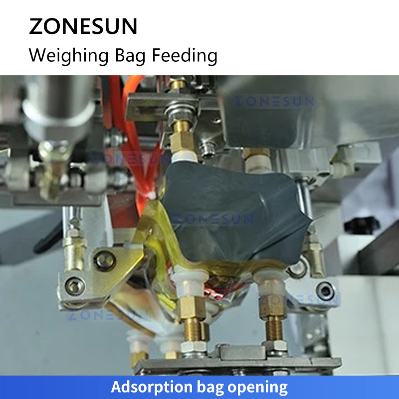 ZONESUN ZS-CZP320 Multi-Head Granule Packing Machine for Snacks & Pet Food Lines