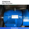 ZONESUN ZS-BM600L 600L Horizontal Tilting Ribbon Mixer for Powder and Granule Materials