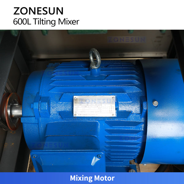 ZONESUN ZS-BM600L 600L Horizontal Tilting Ribbon Mixer for Powder and Granule Materials
