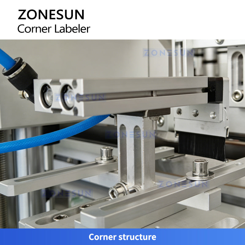 ZONESUN ZS-TB816 Double-Side Box Anti-Tamper Corner Labeling Machine